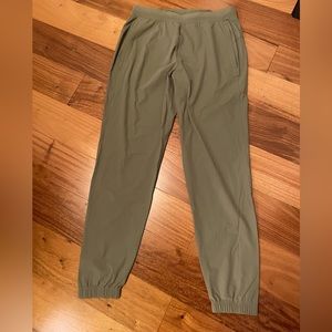 Mens Lululemon Running Joggers- Olive